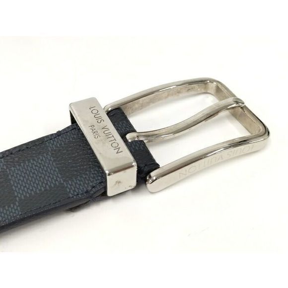 Louis Vuitton Santure Pont Neuf Damier Cobalt Belt M6067v - Picture 4 of 9